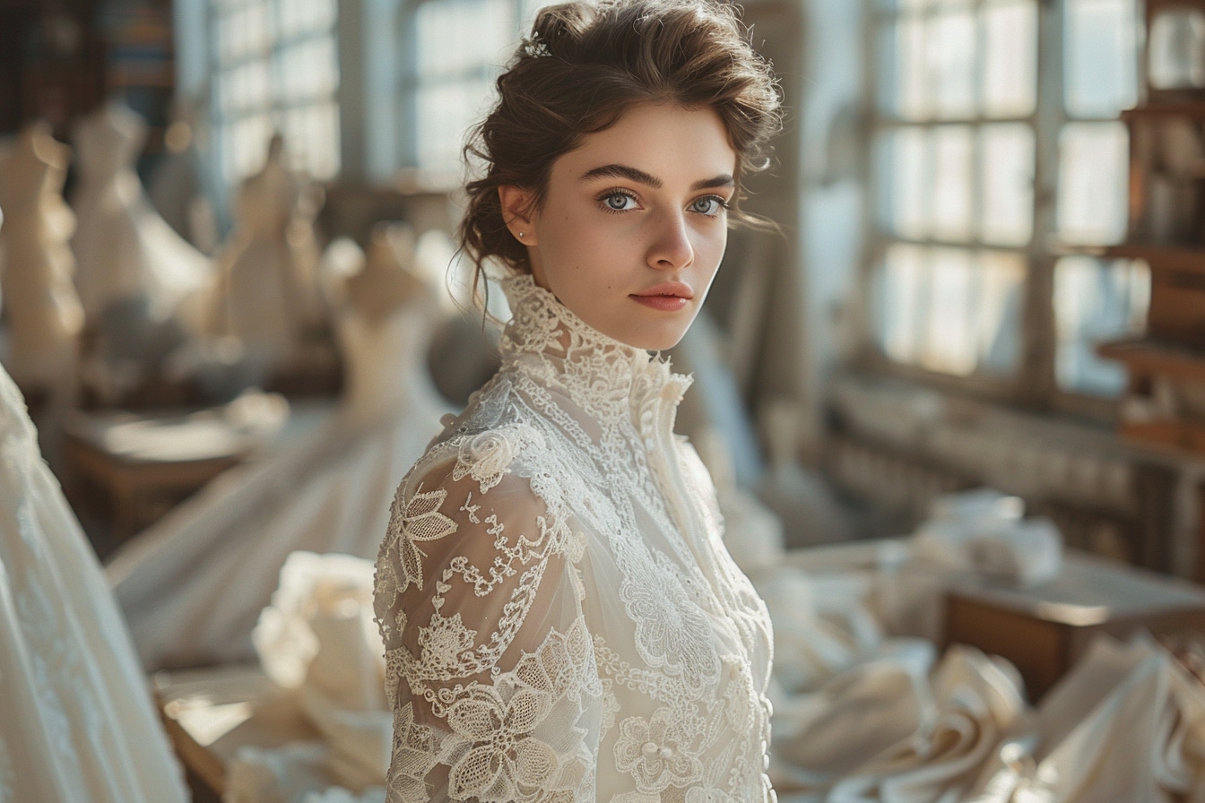 Découvrez les robes de mariée uniques de Marie du Sordet, la créatrice française qui réinvente la perfection