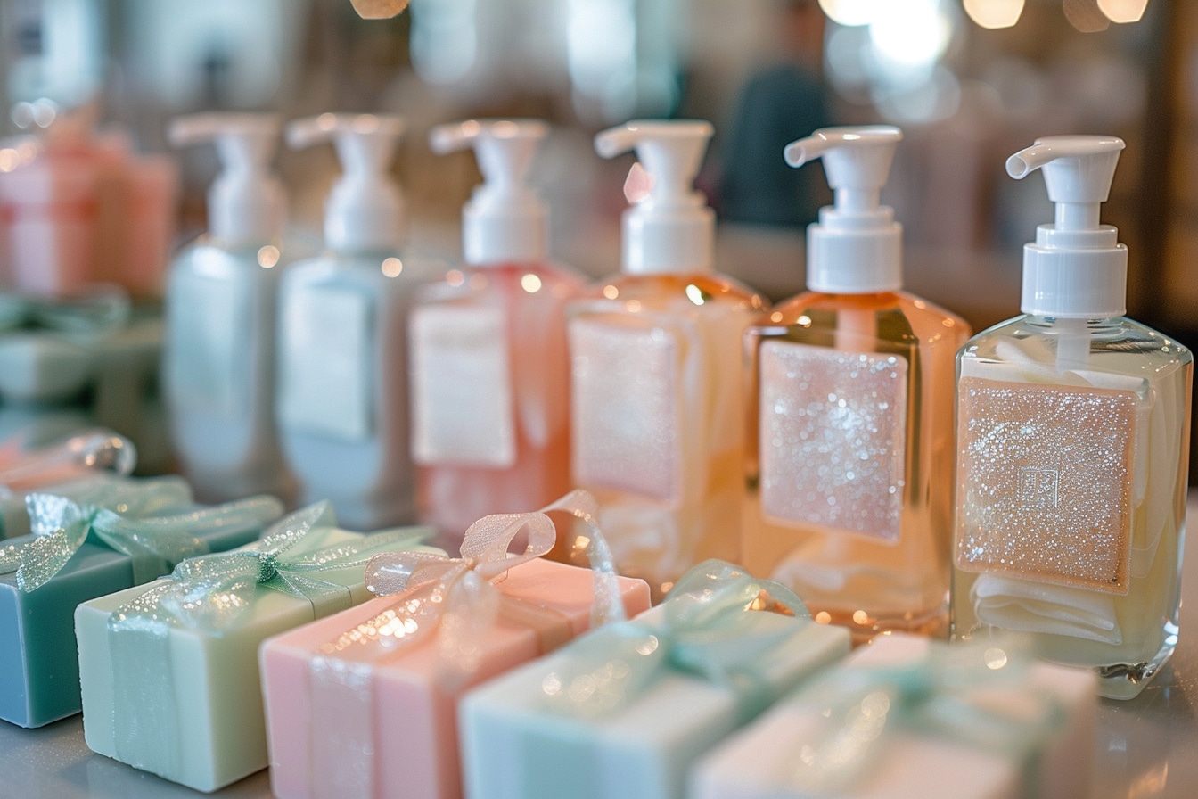 Mini savon invités et gel hydroalcoolique mariage : alliez hygiène et élégance avec un savon cadeau mariage éco-responsable