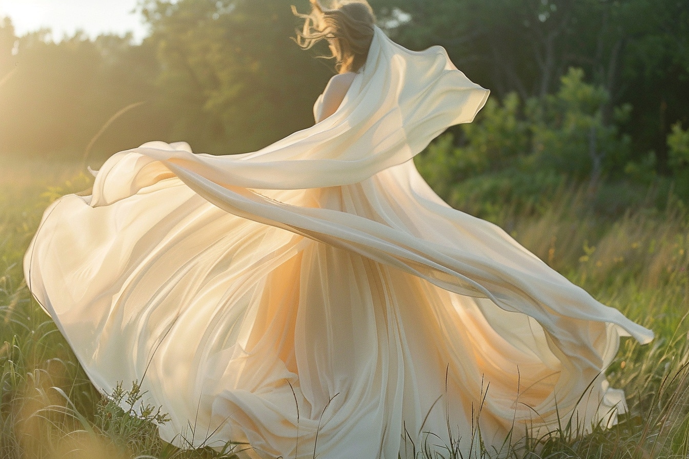 Robe de mariée éco-responsable pour un printemps mariage : alliez élégance et écologie