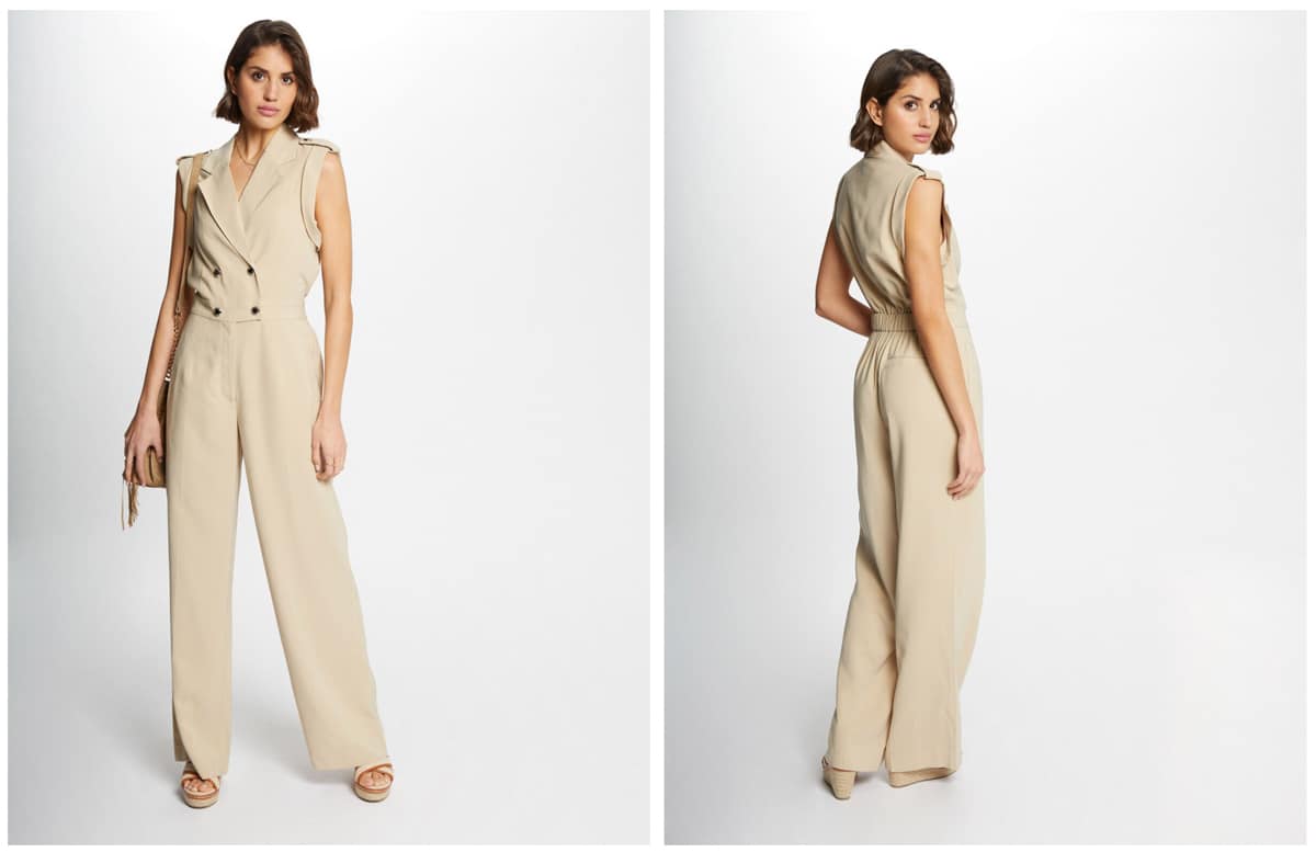 combinaison boutonnee morgan