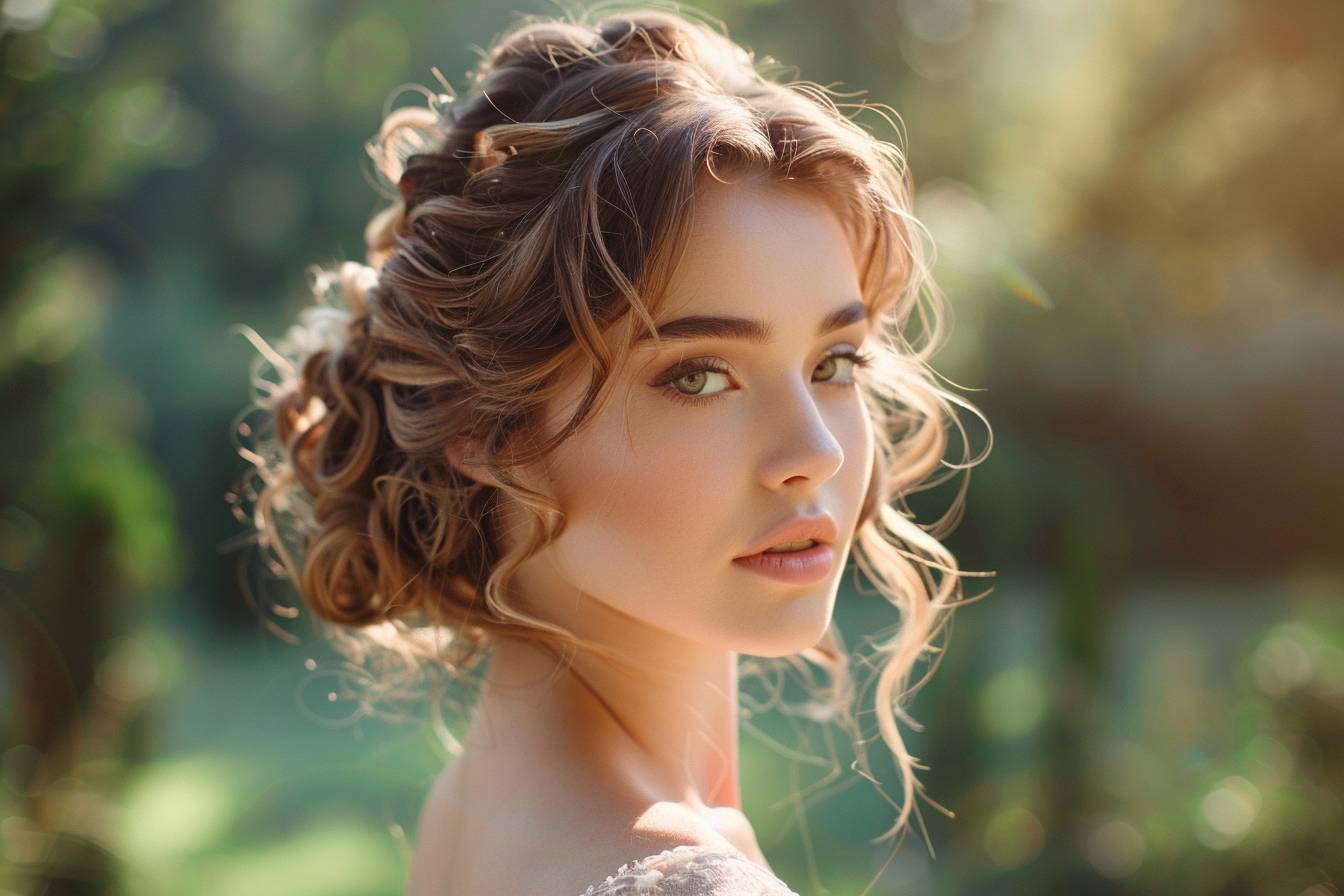 Coiffure de mariage idéale pour sublimer un visage rond : guide et inspirations