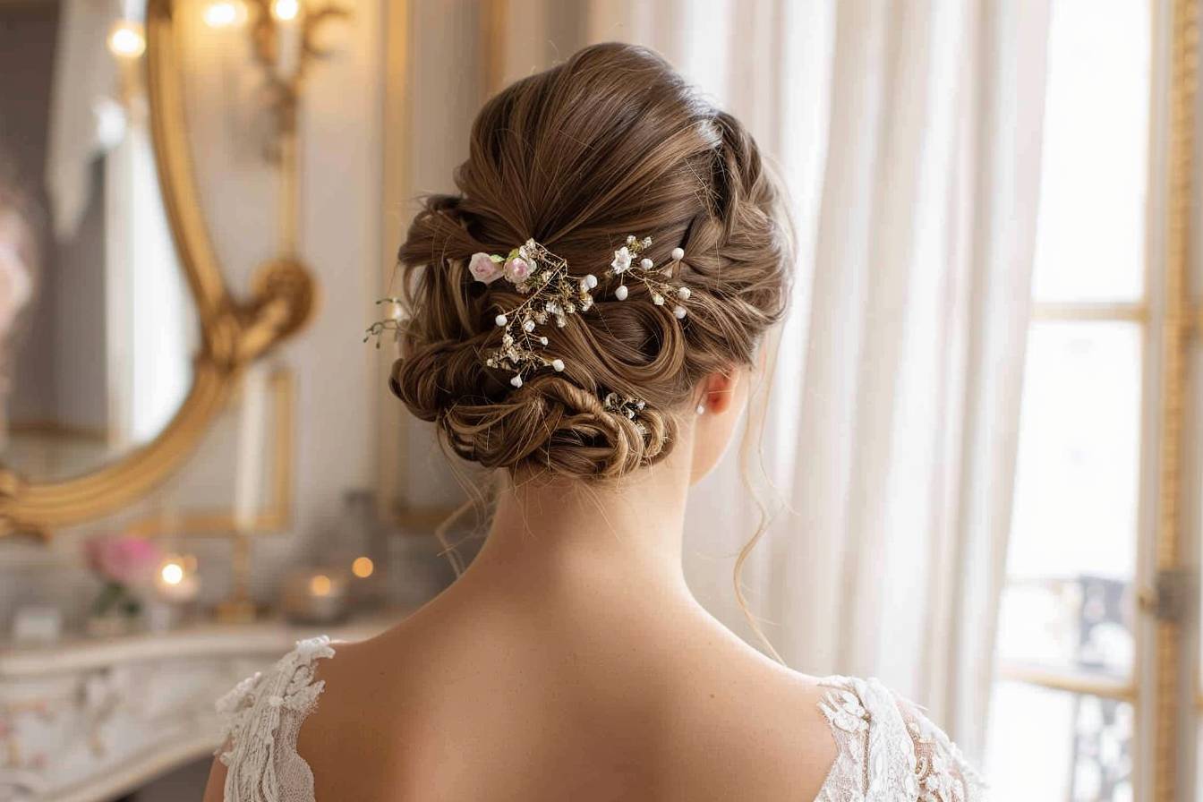 Coiffure mariage chignon bas : l’élégance intemporelle pour dire « oui »
