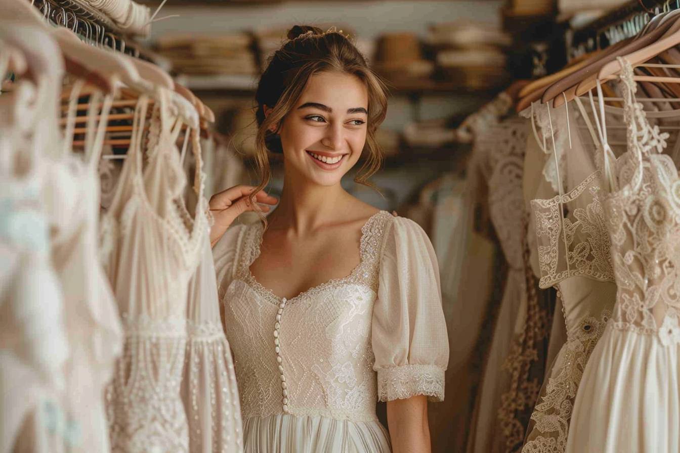 Comment trouver sa robe de mariée seconde main : guide pour un choix éthique et élégant