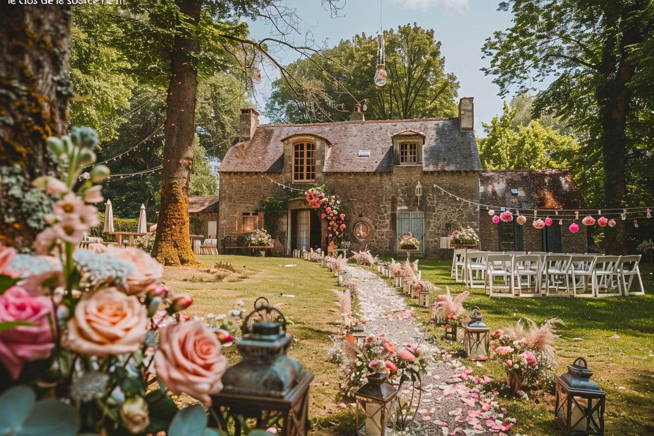 Découvrez le charme unique du Clos de la Source Hem pour un mariage de rêve