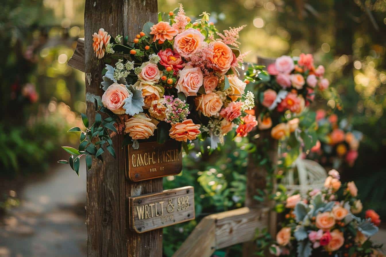 La signalétique et la décoration florale : guides vers l’enchantement