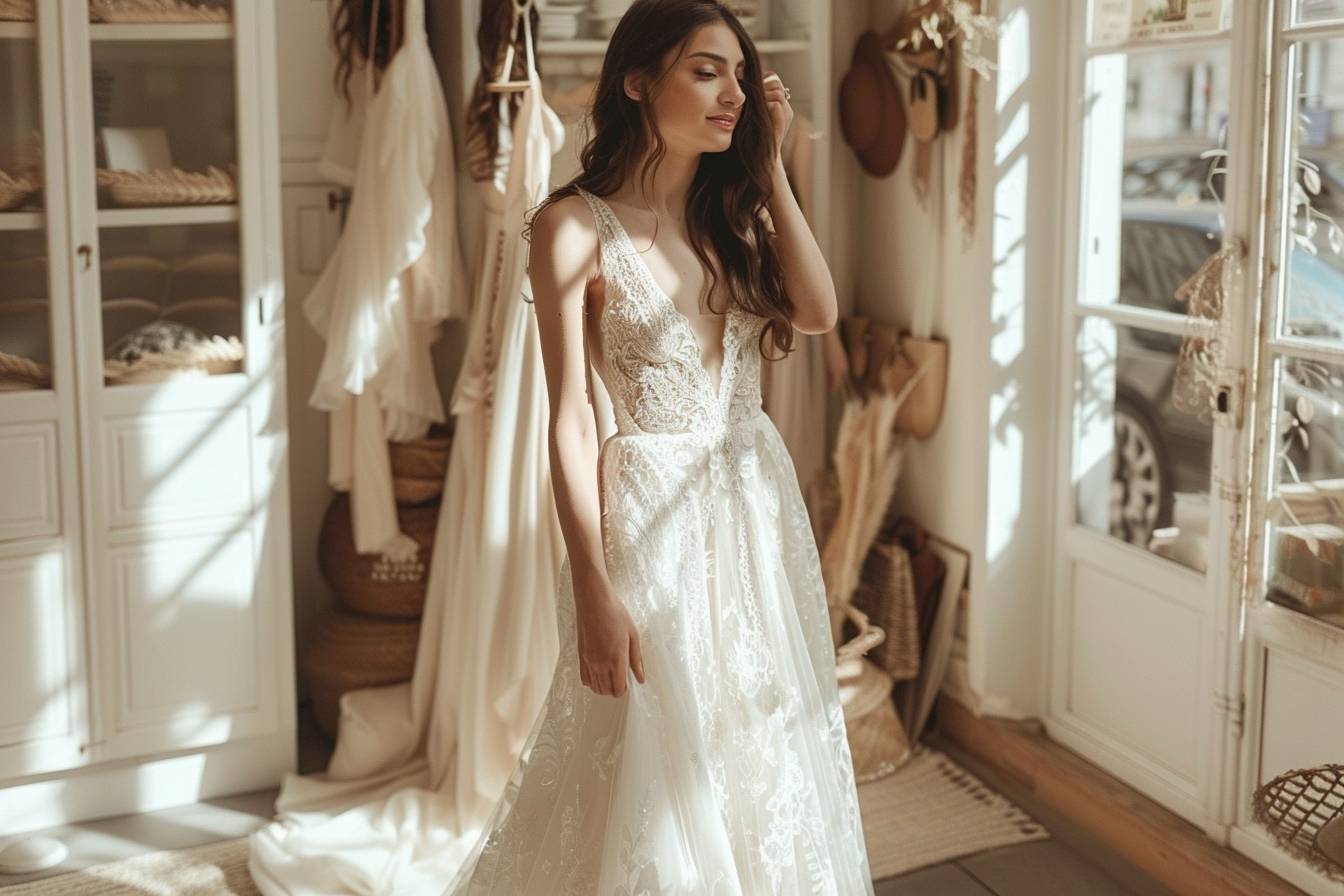 Location et recyclage : trouver une robe de mariée éthique à Paris