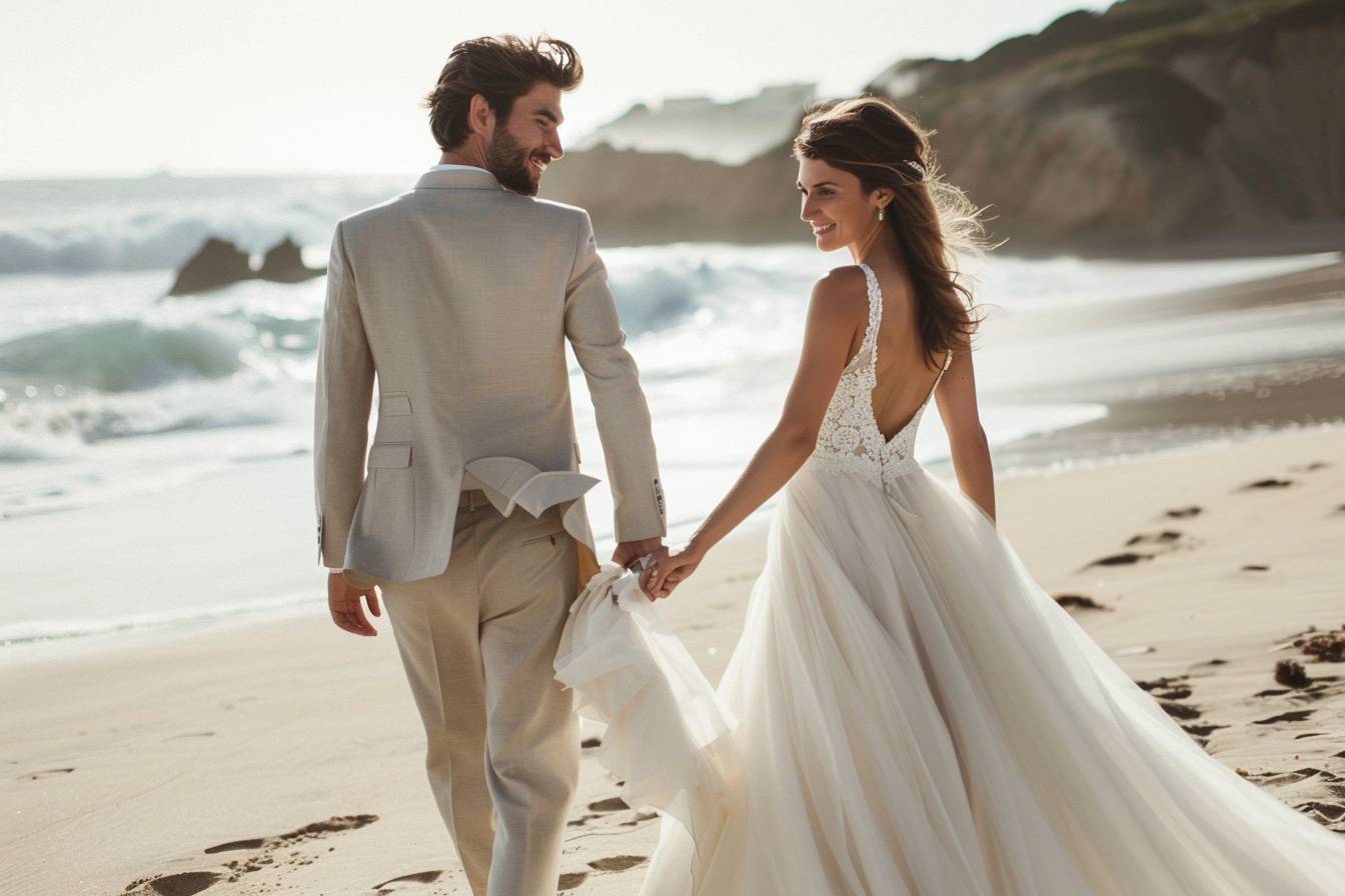 Plage de l’amour : les secrets d’un mariage côtier féerique