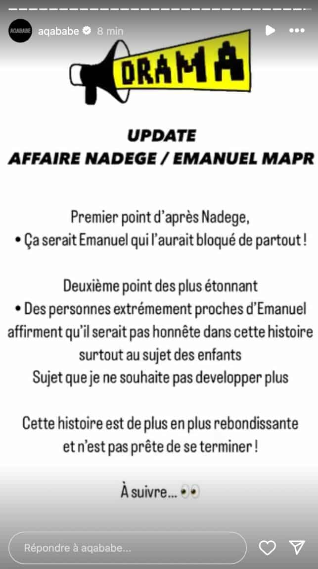 aquababe nadege lacroix explications