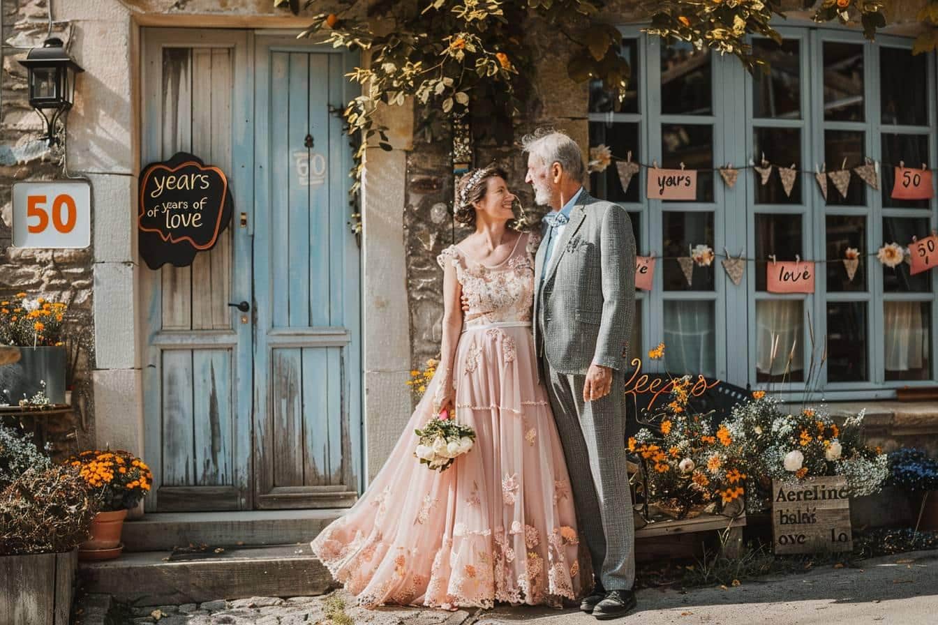 Odile et Alain Lelièvre célèbrent 50 ans de mariage à Créhen