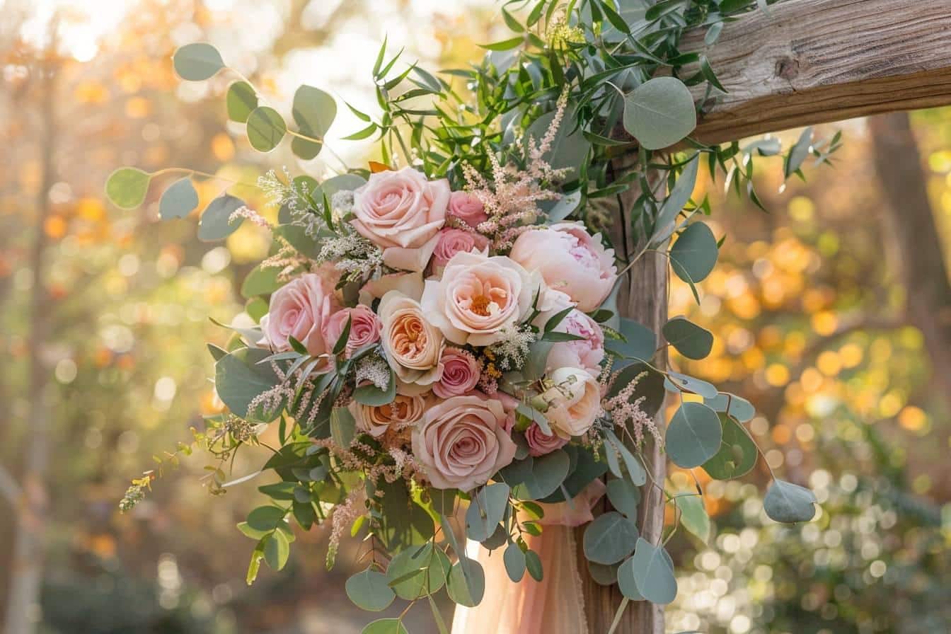 Mariage romantique chic : s’inspirer avec les arrangements floraux de Les Fleurs Dupont