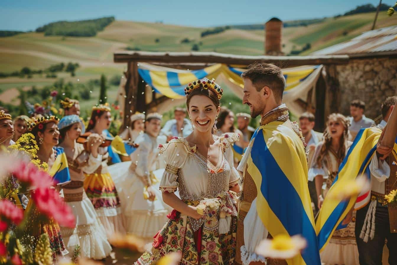 Mariage ukrainien célébré dans les Côtes-d’Armor
