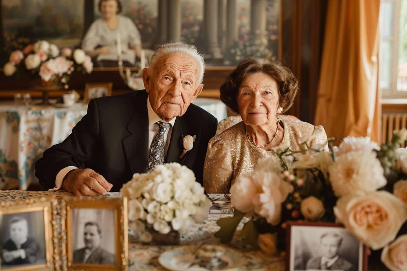 Raymonde et Fabrice célèbrent 70 ans de mariage à Château-Gontier
