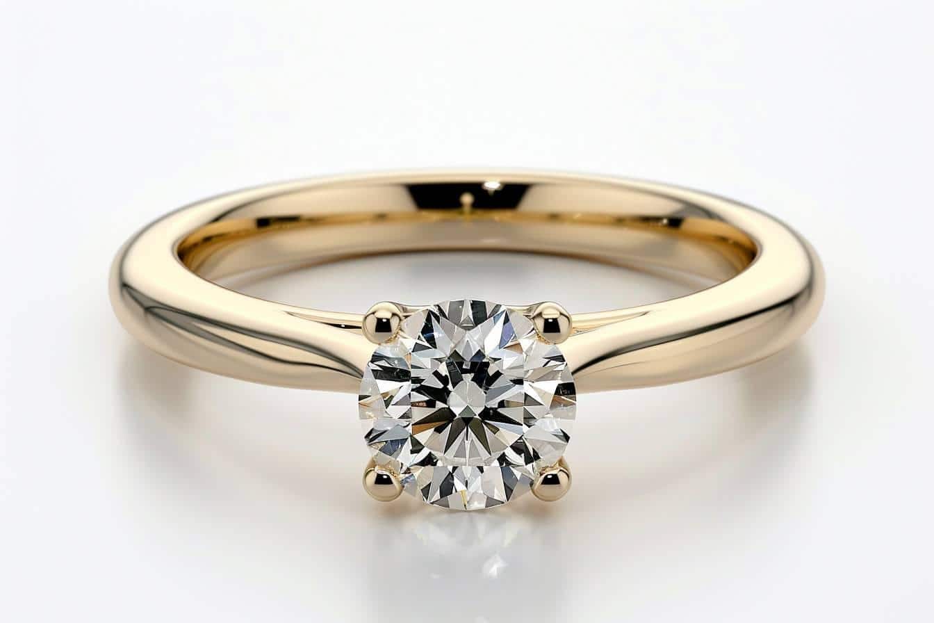 Alliance femme en or jaune 18 carats : le choix de la pureté