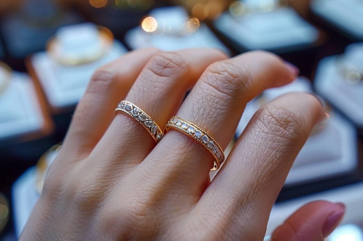 Alliance Femme Or Jaune 18 Carats ecomariages.fr