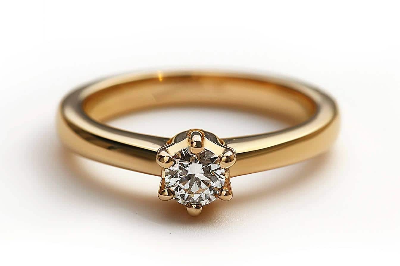 Alliance femme en or jaune 18 carats : symbole d'authenticité et d'élégance