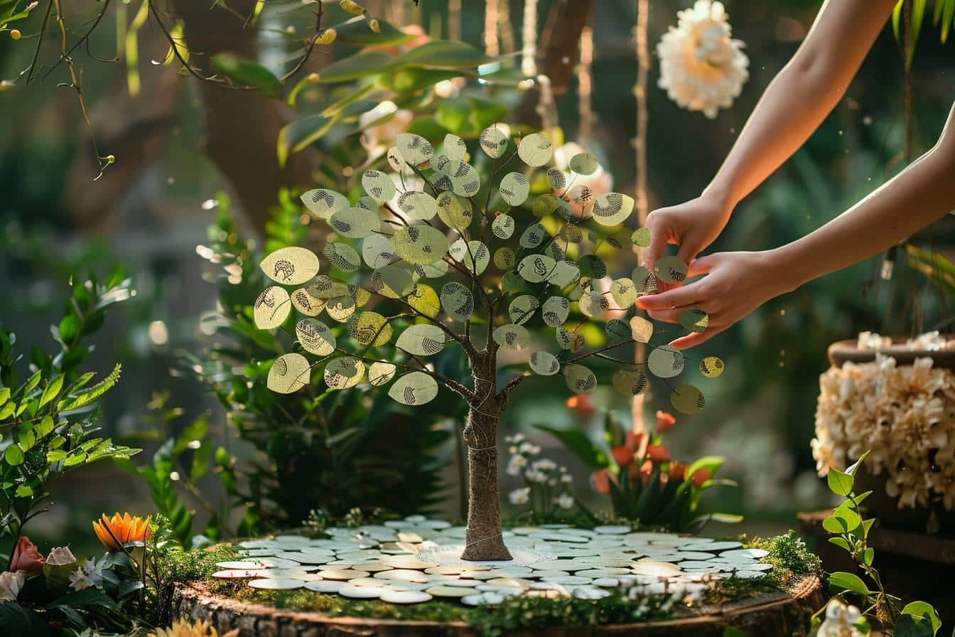 Arbre empreinte mariage : créez un souvenir unique
