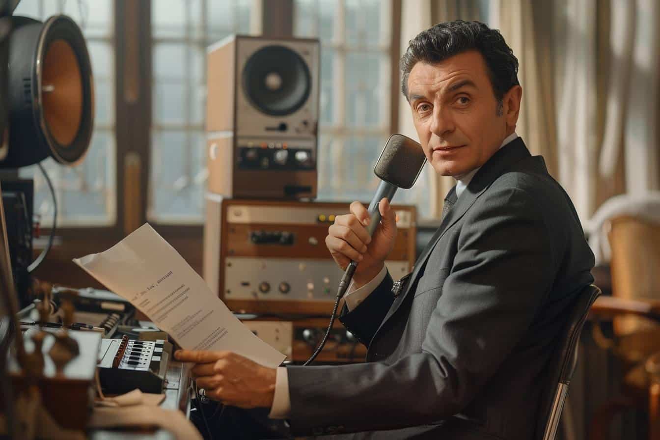 Charles Aznavour en direct sur Europe 1 avant son mariage