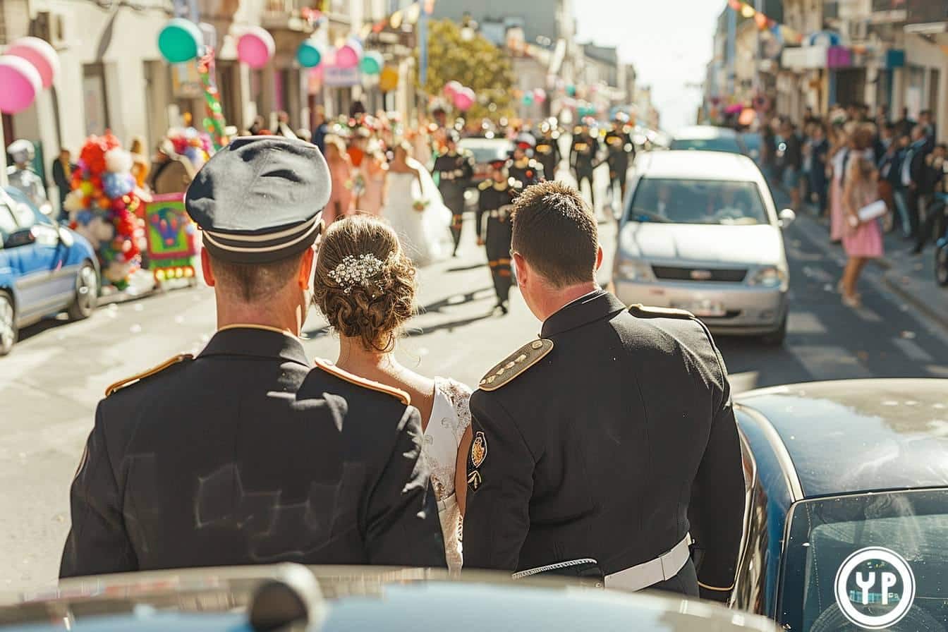 Gendarmes interviennent avant un mariage : cortège chaotique stoppé