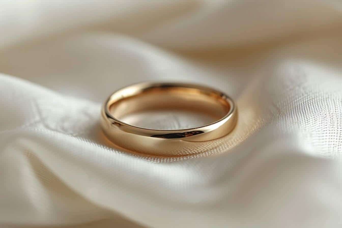 L’alliance femme simple : l'élégance minimaliste pour un mariage réussi