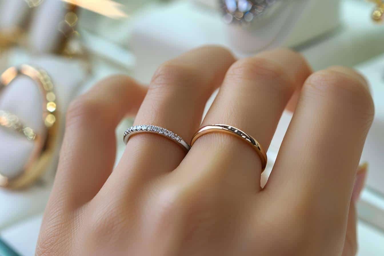 Les différences clés entre l’or blanc et l’or jaune pour une alliance femme