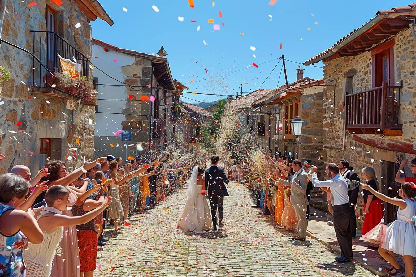 Mariage surprise en Béarn : routes bloquées et foule de spectateurs