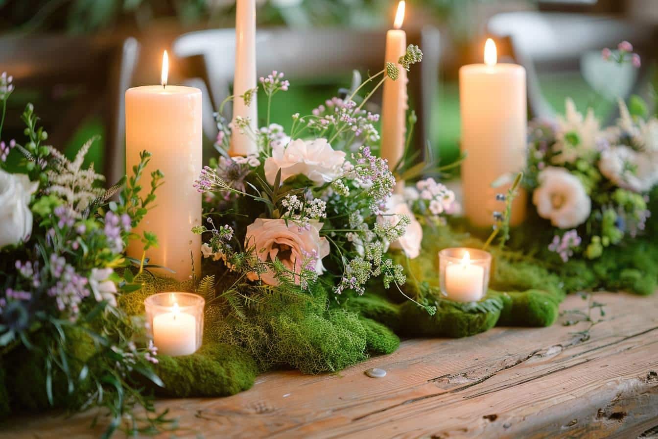 Mousse décoration florale : l’atelier Garlantez pour une touche écoresponsable à votre mariage