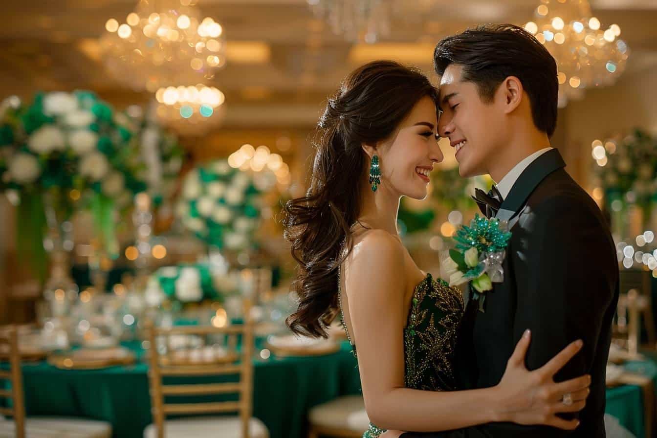 Noce d’émeraude : idées et inspirations pour célébrer 40 ans de mariage en grande pompe