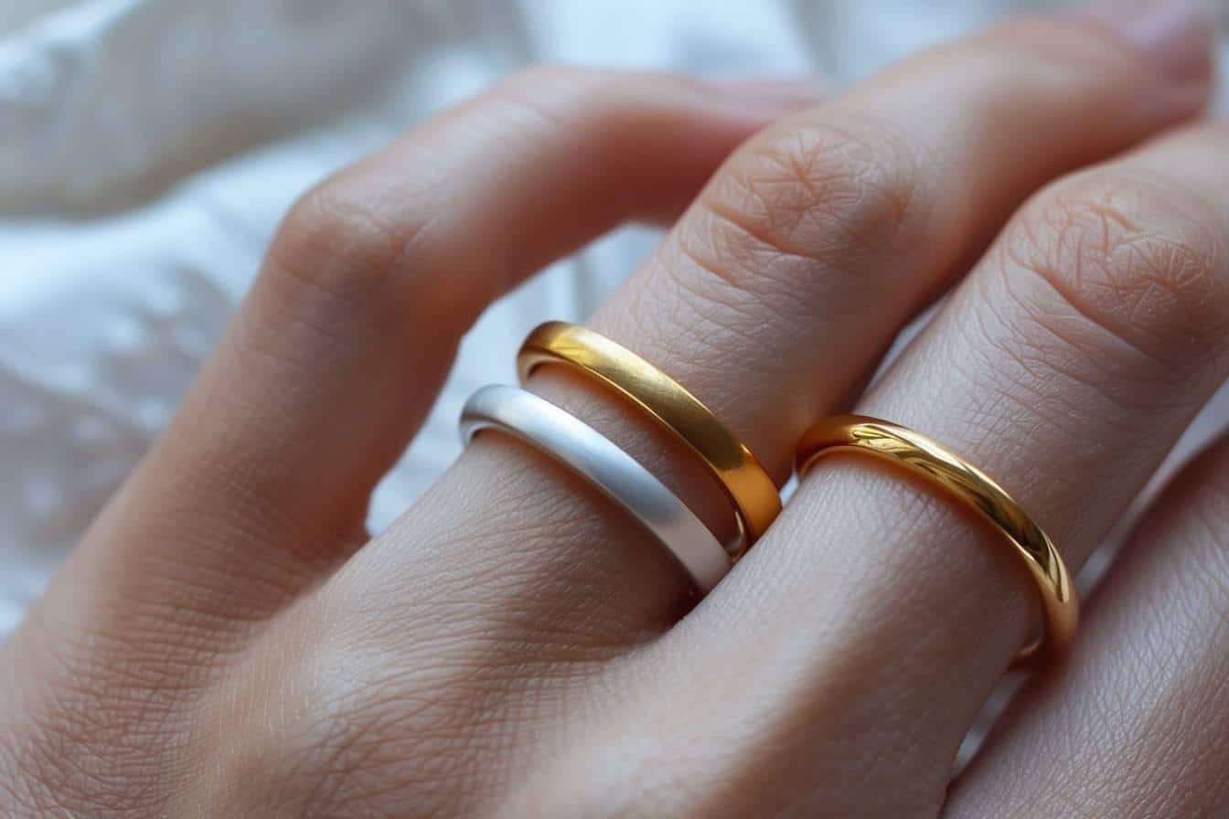 Quelle est la différence entre une alliance femme en or blanc, jaune et rose ?