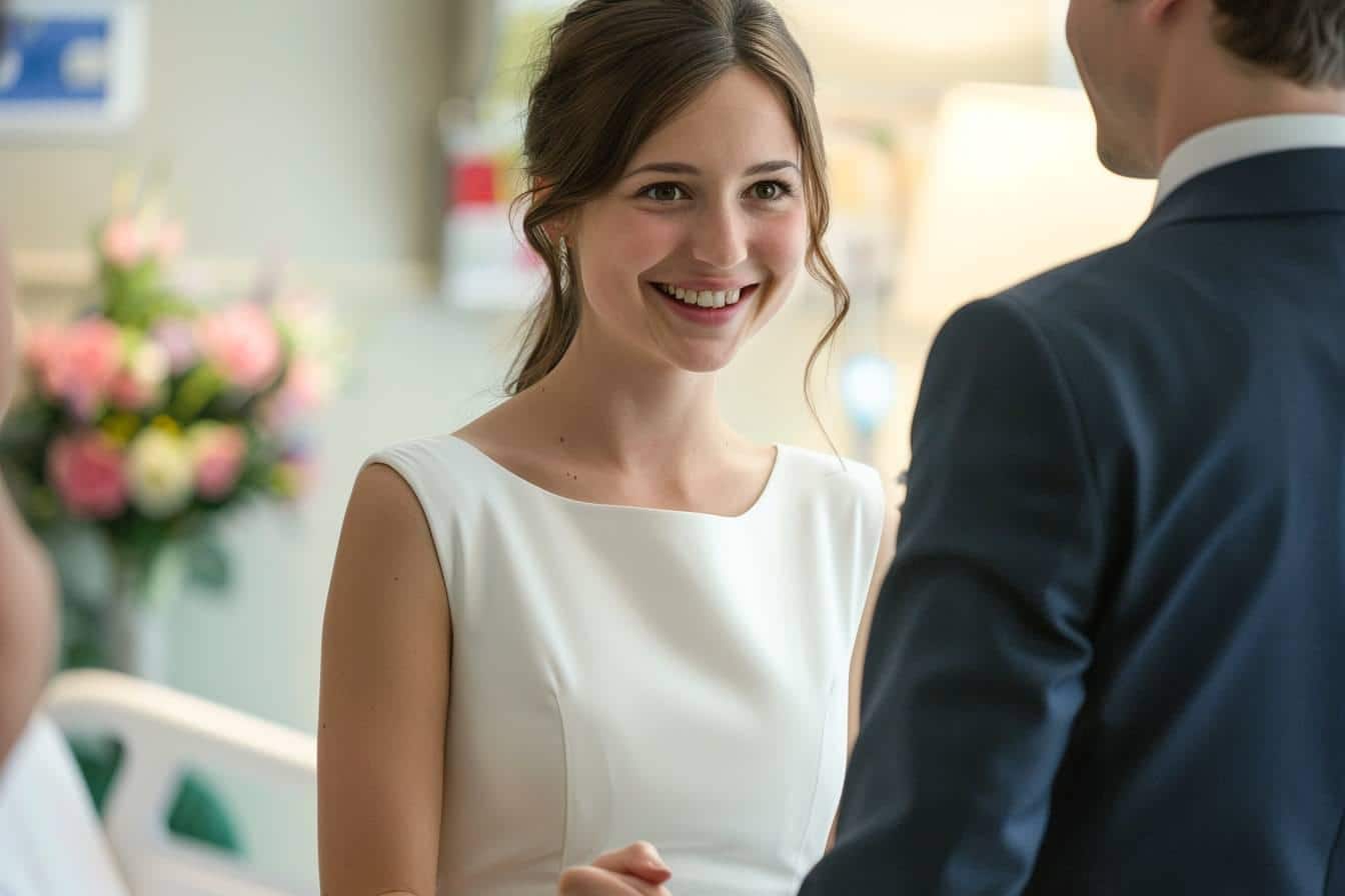 Stéphanie épouse Christophe à l’hôpital de Calais malgré son cancer