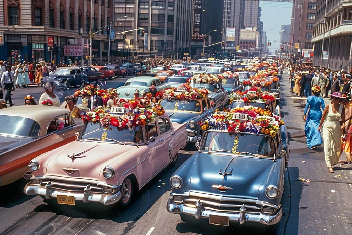 Un cortège de mariage écope de trente contraventions