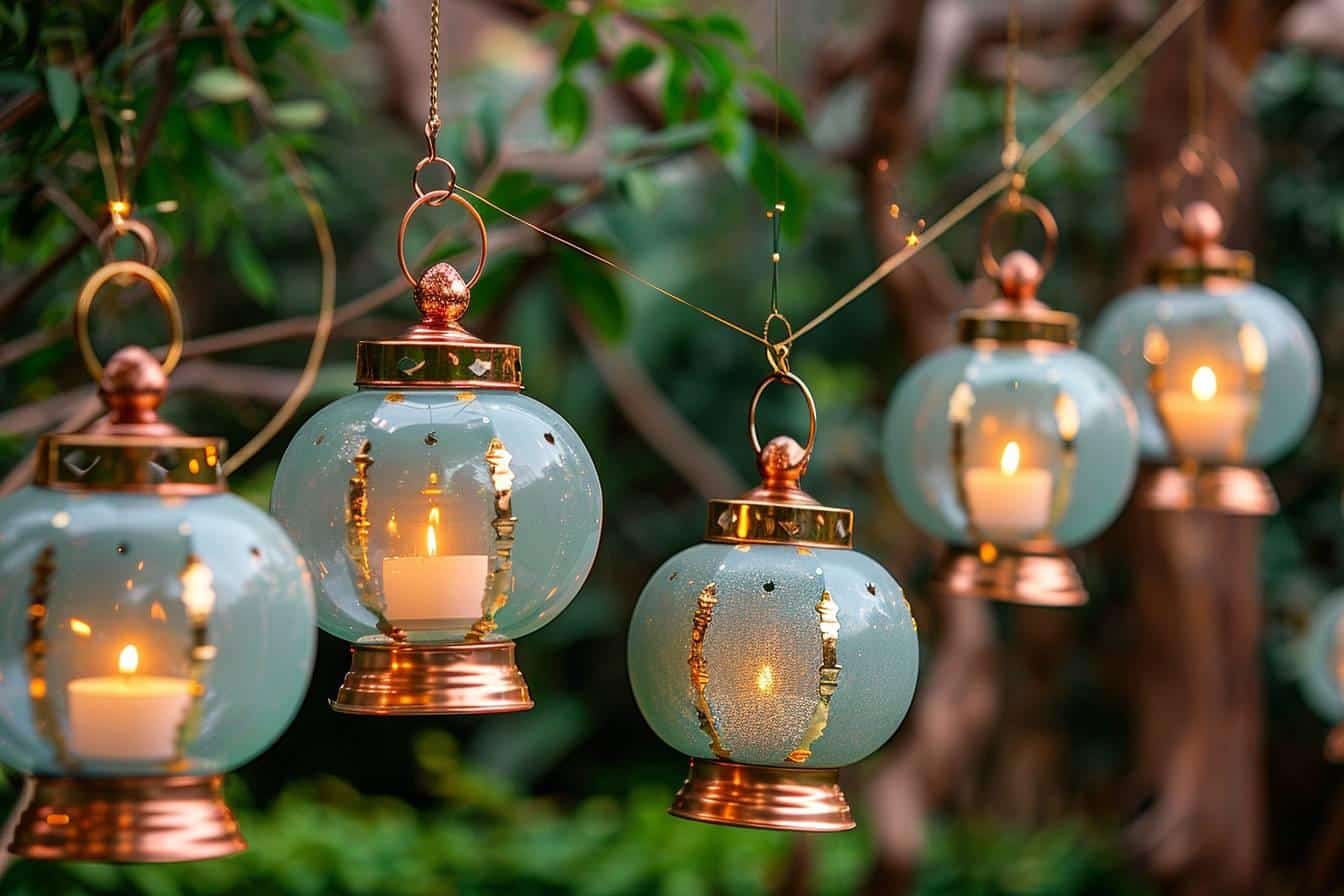 Lanternes de mariage : comment illuminer votre journée de façon magique