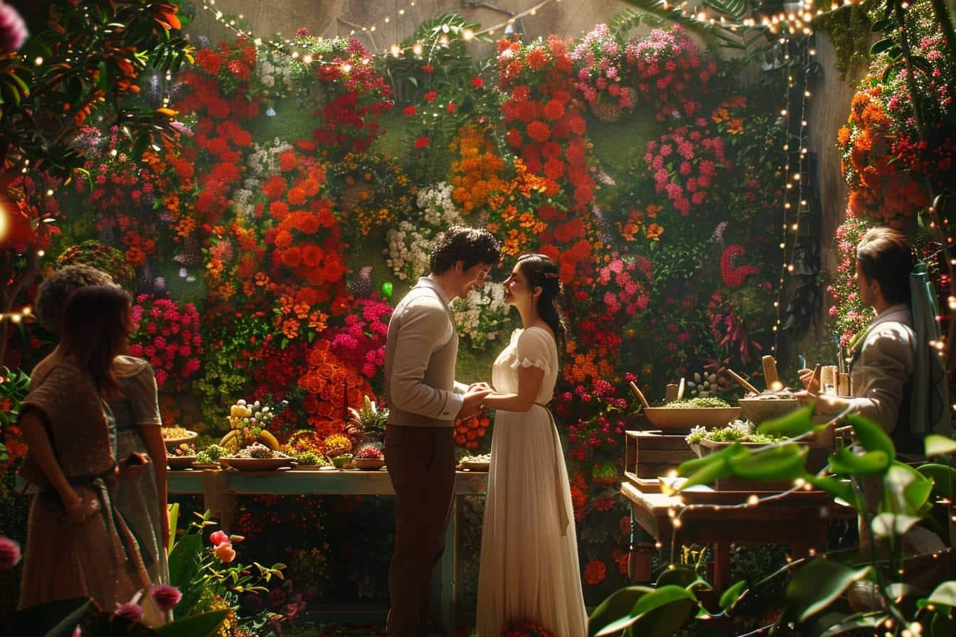 Animations originales pour un repas de mariage écoresponsable