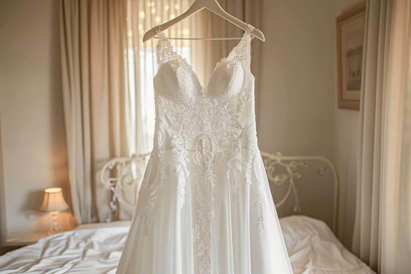 Astuces infaillibles pour conserver sa robe de mariée blanche éclatante