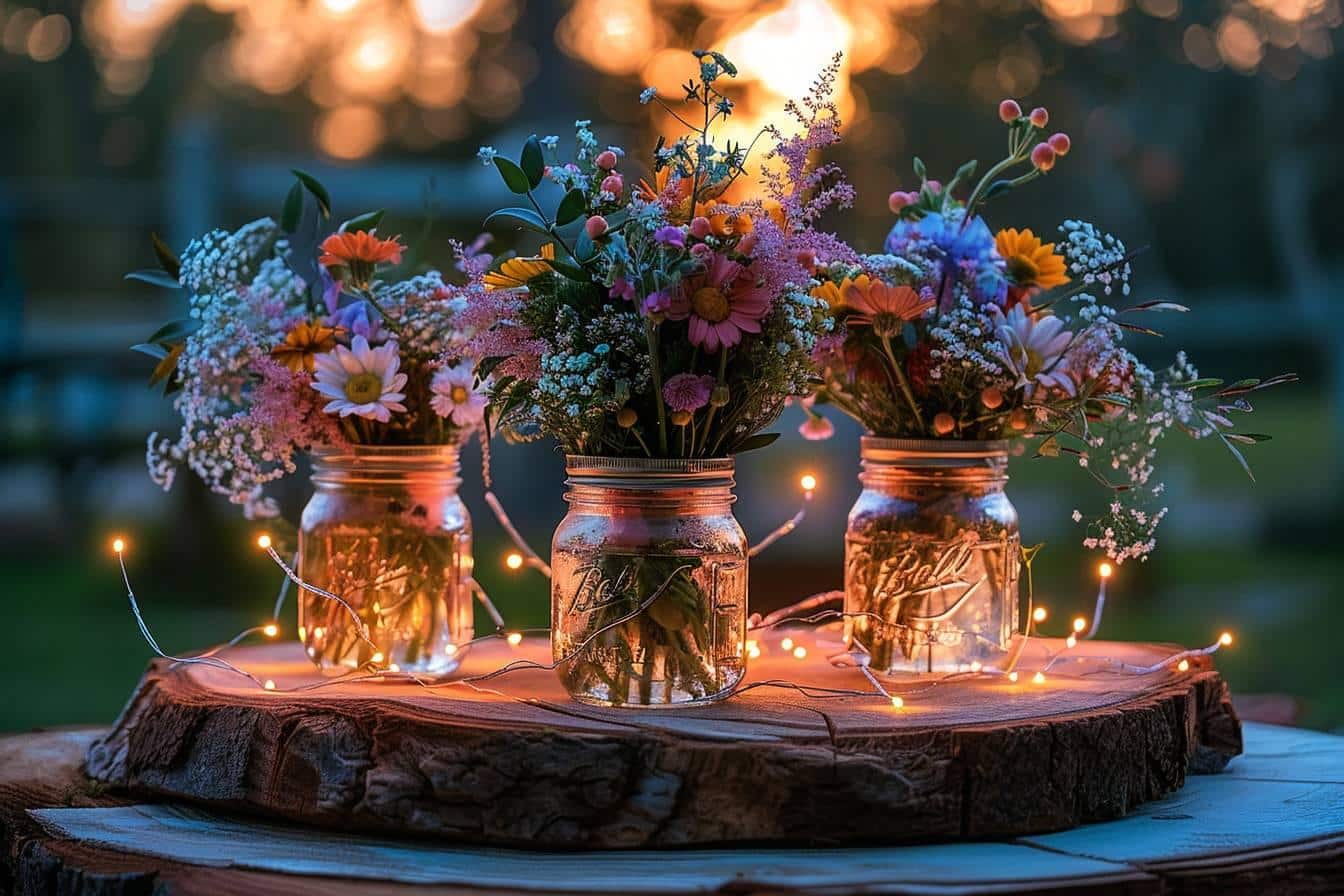 Créez un centre de table mariage DIY pour émerveiller vos invités