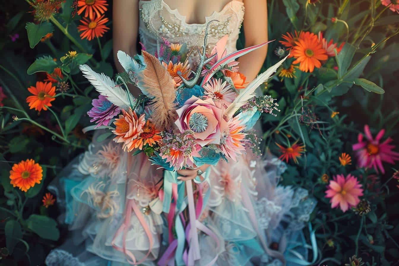 Découvrez des alternatives créatives au bouquet de mariée traditionnel