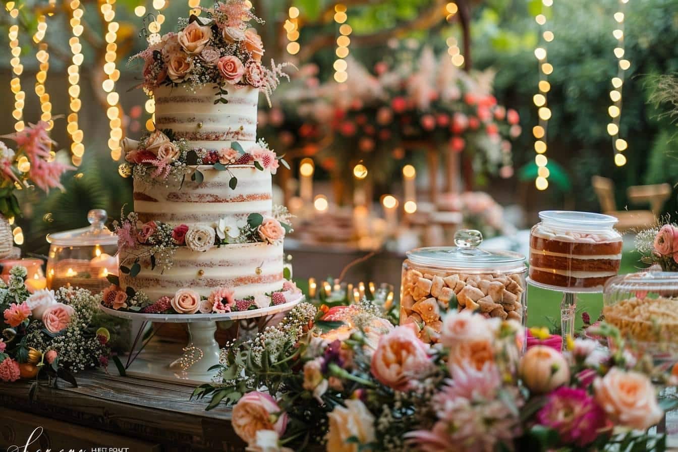 Idées créatives pour sublimer la décoration de votre buffet de mariage