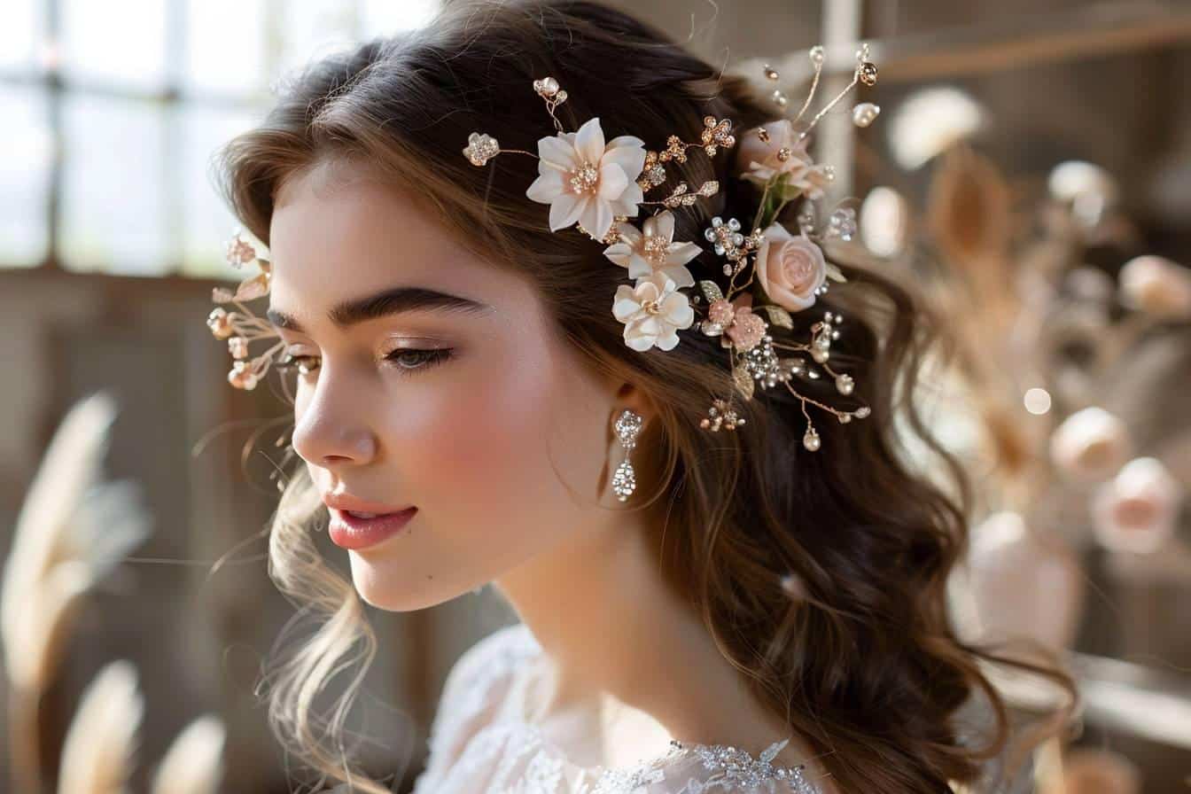 Idées de coiffures élégantes pour un mariage civil inoubliable