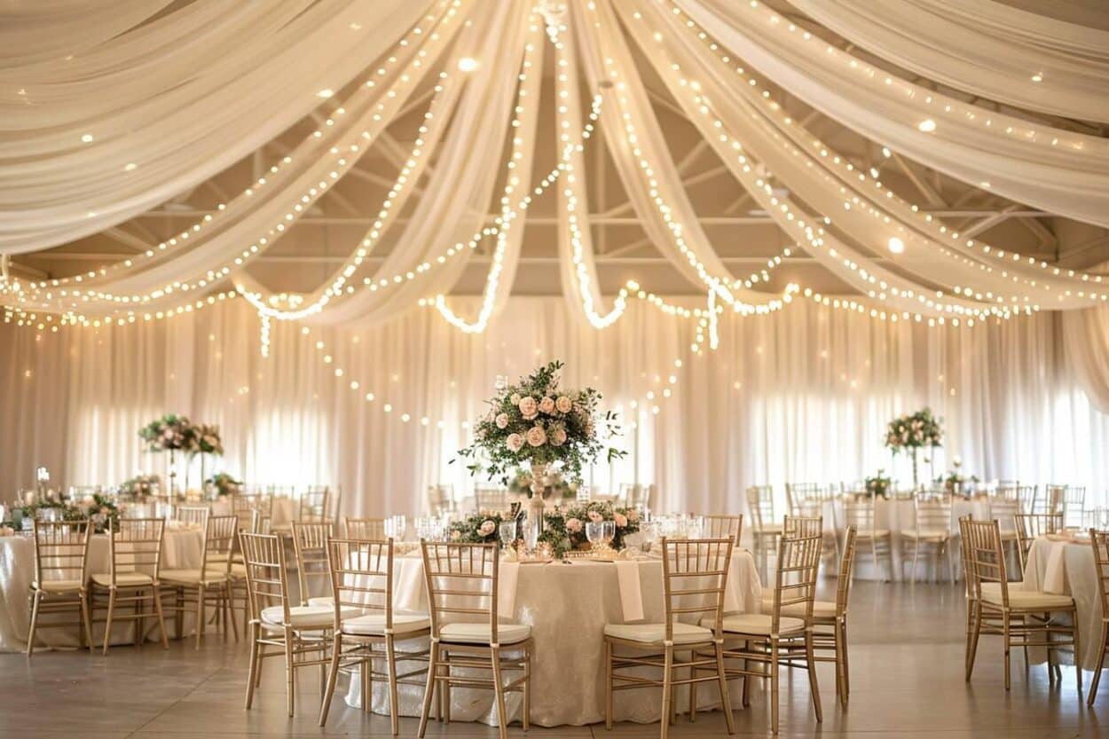 Comment décorer une salle des fêtes pour un mariage chic