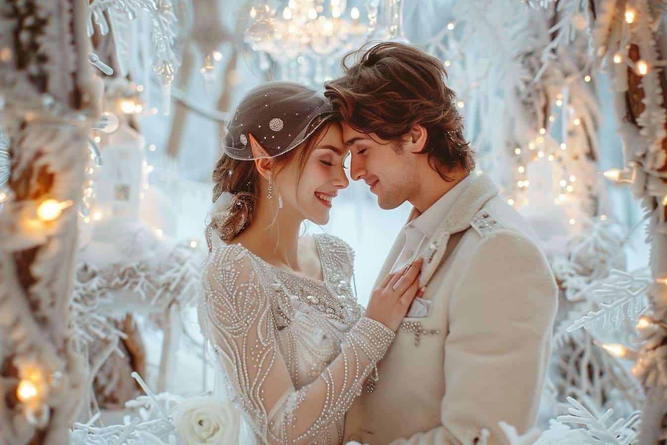 Idées magiques pour un mariage d’hiver féerique