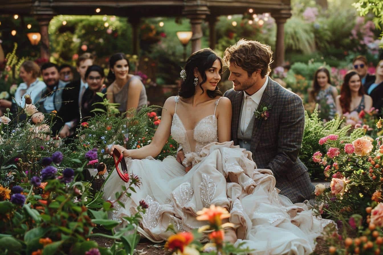 Les jeux de la chaussure pour un mariage plein de rires et de complicité