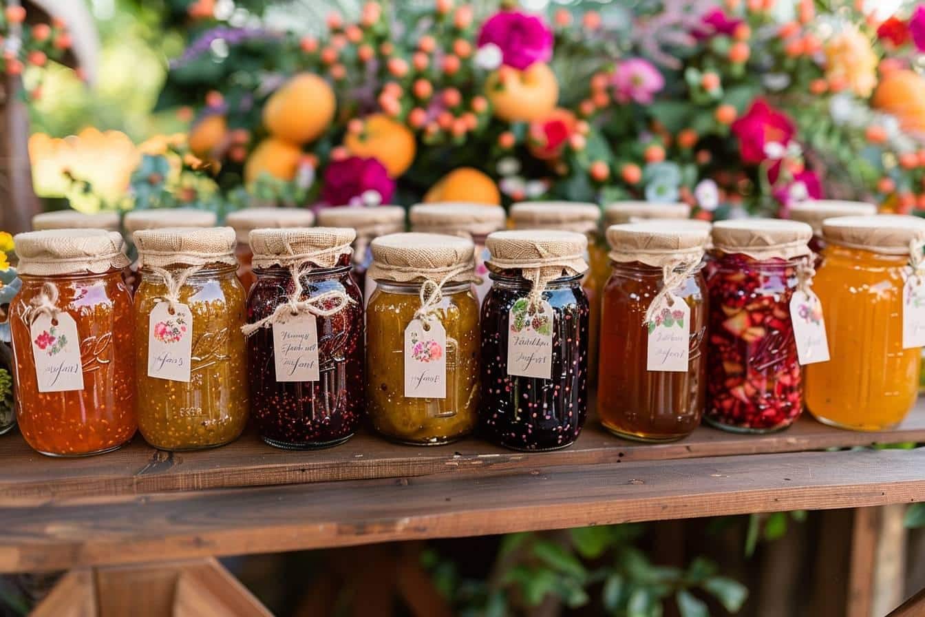 Offrez un souvenir unique avec des confitures maison pour vos invités de mariage