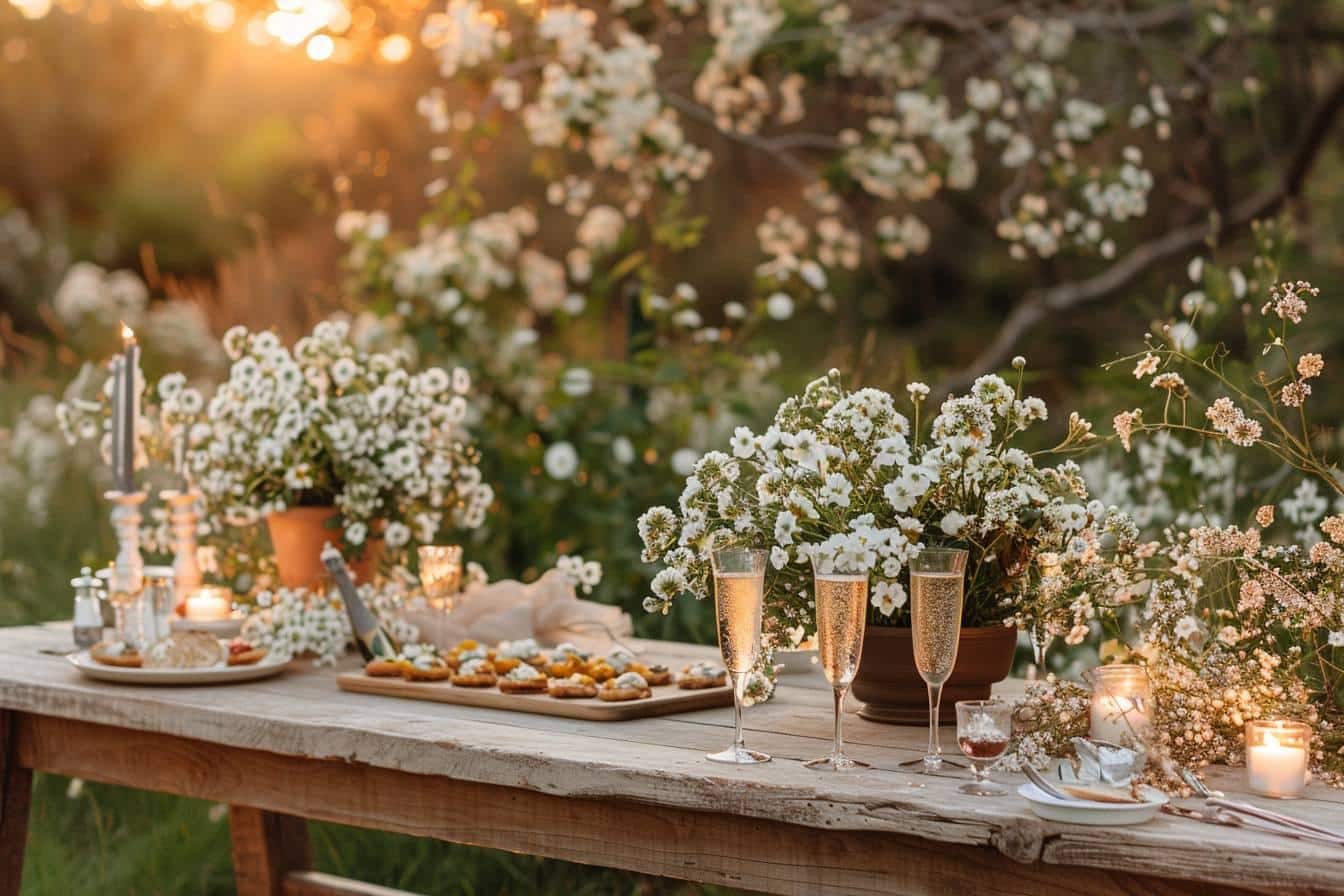 Organisez un apéritif de mariage pas cher sans sacrifier l’élégance