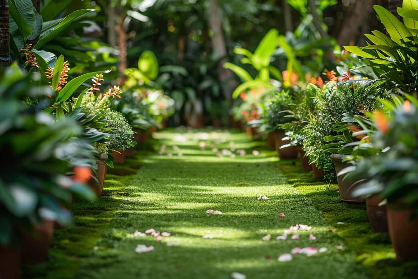 Sublimez votre allée de cérémonie laïque avec des idées green