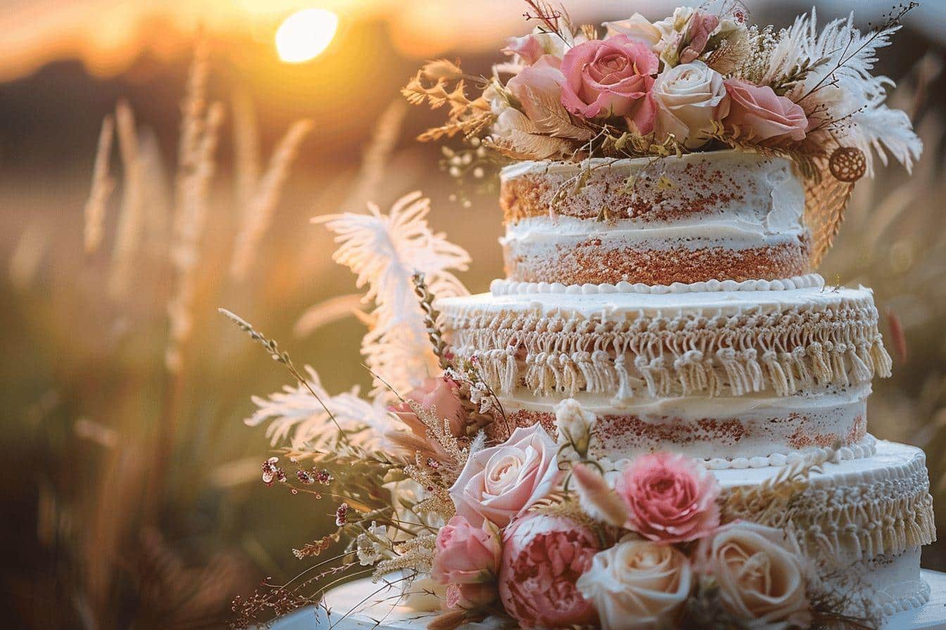 Découvrez la pièce montée bohème qui sublimera votre mariage