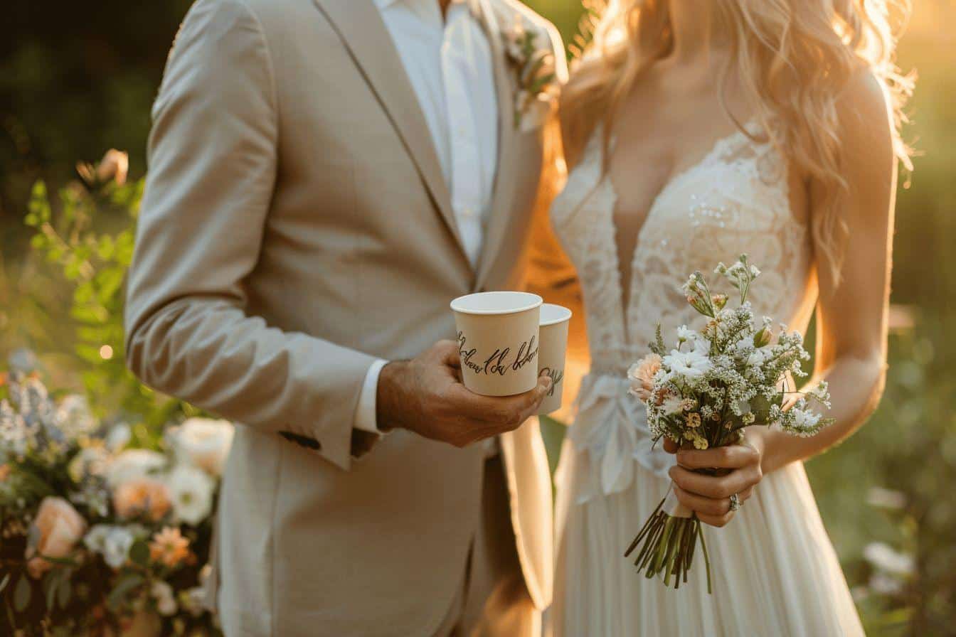 Gobelets personnalisés : une alternative pratique et durable pour votre mariage