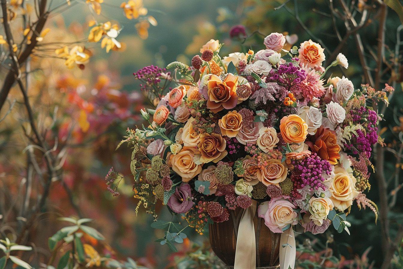 Idées de fleurs d’automne pour un mariage enchanteur