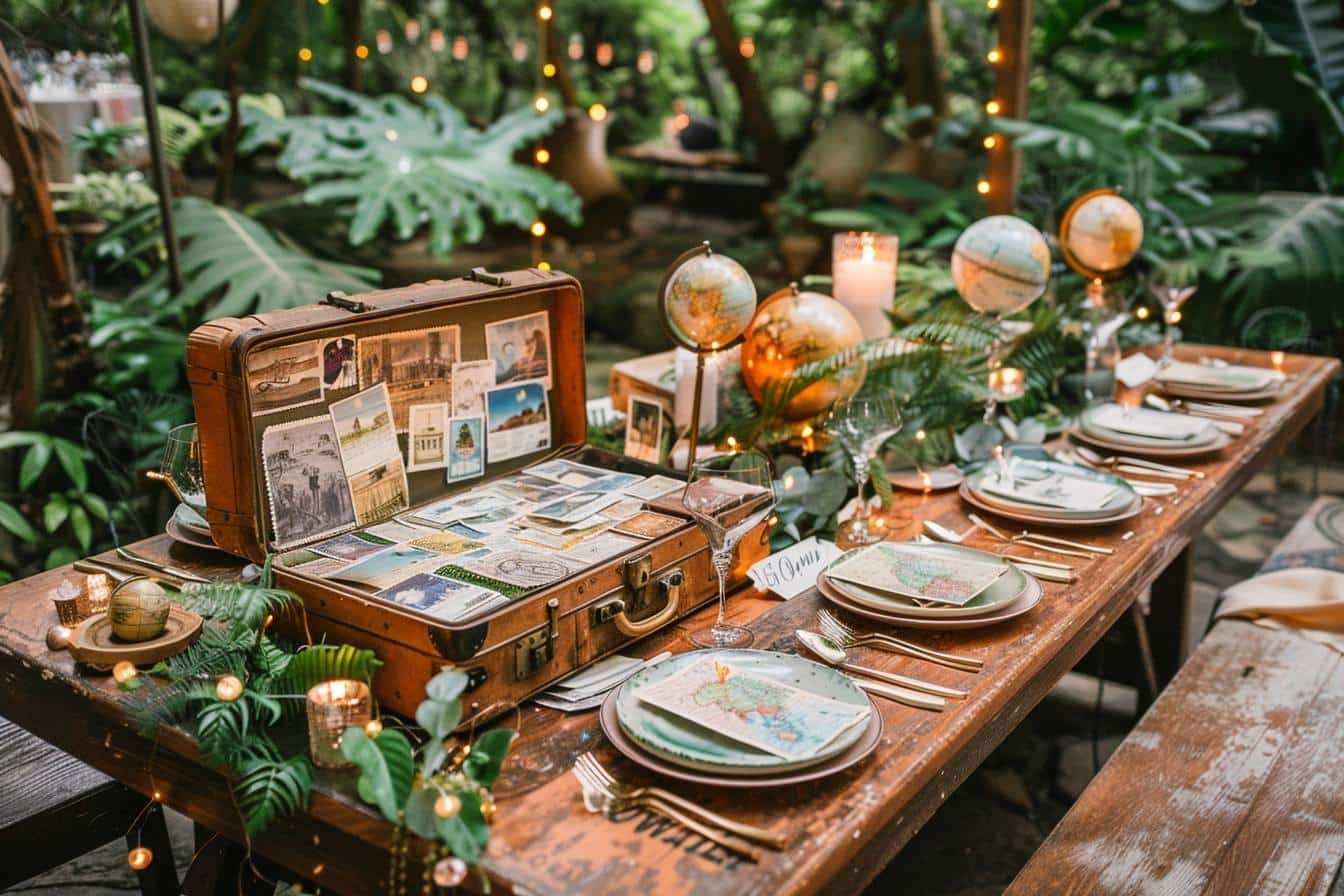 Noms de tables mariage sur le thème du voyage : idées originales et inspirantes