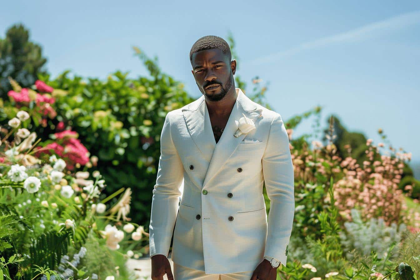 Osez le costume blanc de mariage pour homme : astuces pour briller