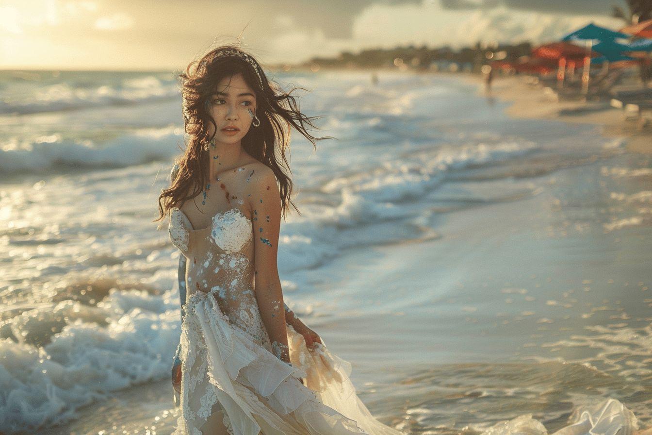 Session photo inoubliable : osez le trash the dress à la plage