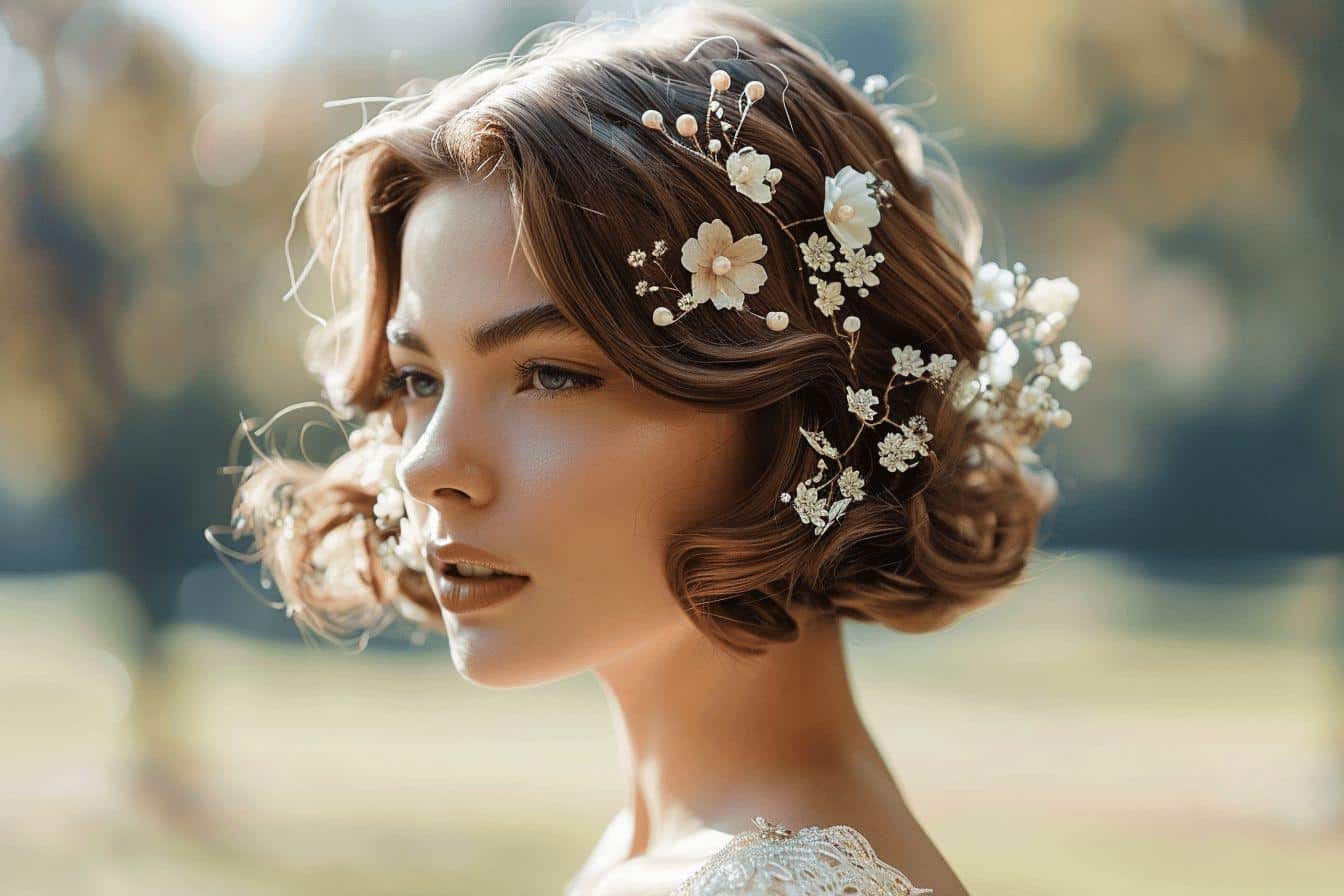 Coiffure mariée carré : idées élégantes pour un look inoubliable
